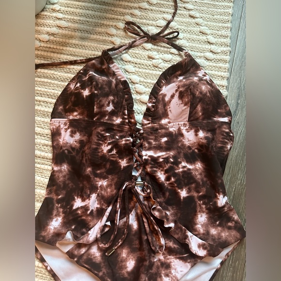 One Piece Bathing Suit • Small • Tie Dye Swim Suit - Picture 4 of 4